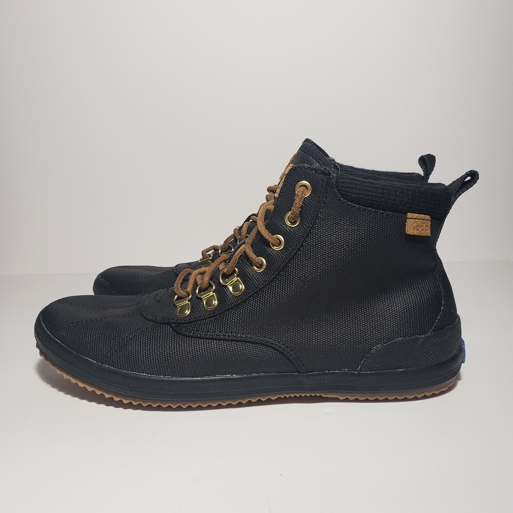 Keds Womens Scout II Splash Water Resistant Lined Black Boots W10